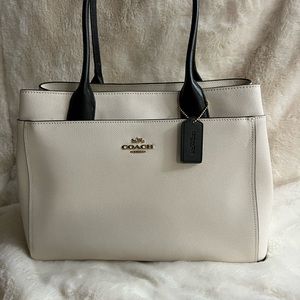 Coach Signature Canvas Casey Tote Handbag